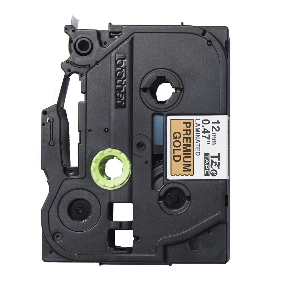 Cassette à ruban d’étiquette TZe-PR831 Brother originale – noir sur or premium, 12 mm de large 2